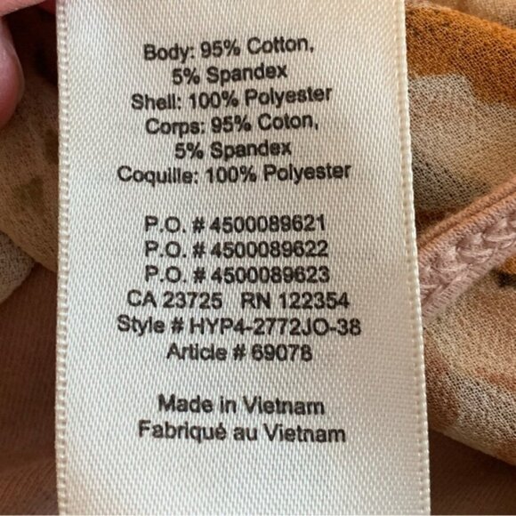 Aritzia Floral Wrap Bodysuit in Beige and Brown - Picture 9 of 10